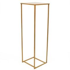 Gold Geometric Flower Stand Set of 3 – Elegant Wedding Decor Prop