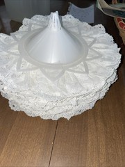 Lot of nine wedding decorations,