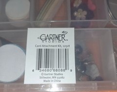Brand New Gartner card attachment kit 125 count plus storage holder LOOK rare