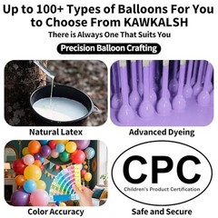 Pink and Purple Balloons, 68PCS 12 Inch Metallic Purple Pink Pink Purple