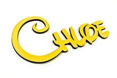 Personalised Custom MDF Wood Fun Name Wall Plaque Sign Kids Children Baby Room