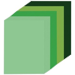 24 Pack Green Cardstock 8.5 x 11 inches Green Construction Paper, Thick Paper…