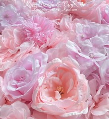 Pink Lavender Artificial Flower Panels Wedding Party Wall Photo Background W-26