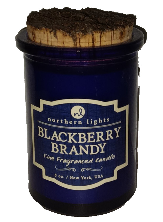 NEW Northern Lights BLACKBERRY BRANDY Cocktail Spirit Jar Wax Candle 5oz USA NY