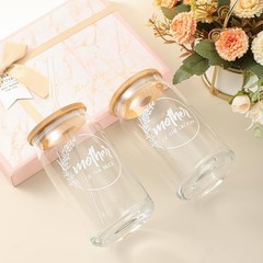 Layhit 2 Pcs Bridesmaid Gifts Proposal 16 oz/ 500 ml, Clear