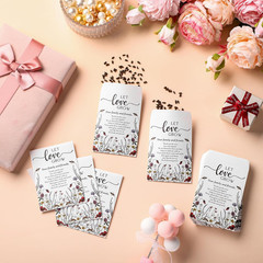 50 Packs Wedding Favors for Guests Let Love Grow Seed Packet Kraft Bags Wildflow