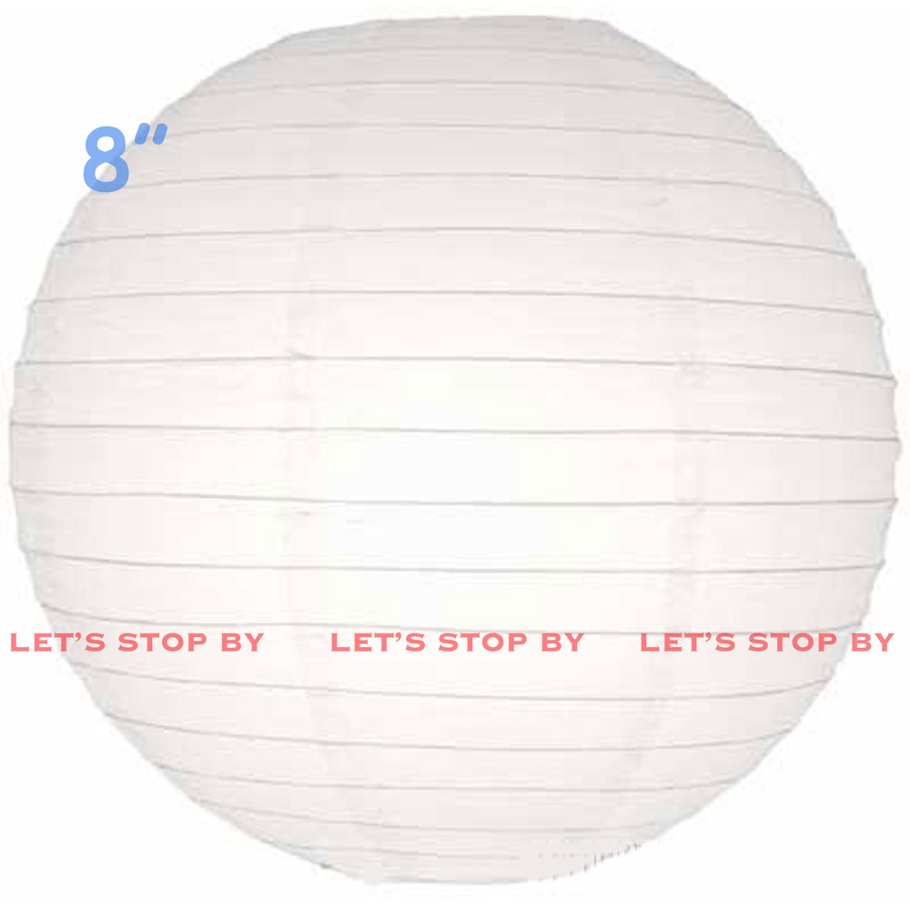 10pc White 8″ Paper Chinese Lantern Lamp Shade Wedding Party Decoration Supplies