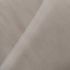 Taupe TULLE NET FABRIC 54″ wide x 40 yards Bolt Crafts Sewing Put-up Wedding