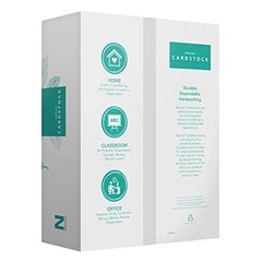 Neenah Cardstock, Mediumweight, 365 Sheets, 90 1 Ream, White 90lb Index