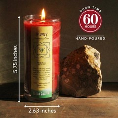 Aloha Bay Premium Scented Hand Made Chakra Energy Jar 11 Oz Jar Muladhara Yoga