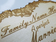 Custom Wedding Plaque – «Perfect Marriage Is Two Imperfect People»