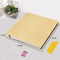 Zesthouse Large 18In Photo Album Self Adhesive 60 Pages, Scrapbook Albums wit…