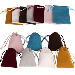 Velvet Jewelry Bags Drawstring Pouch Wedding Gift Packaging