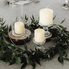 10 Hour White Votive Candles for Weddings Party Spa 1.5 Inch, 36 Pack,