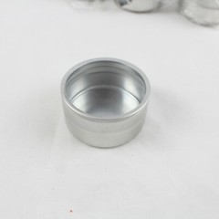 10 Round Matte Silver Metal Mint Tins Wedding Bridal Shower Favors W/Lid
