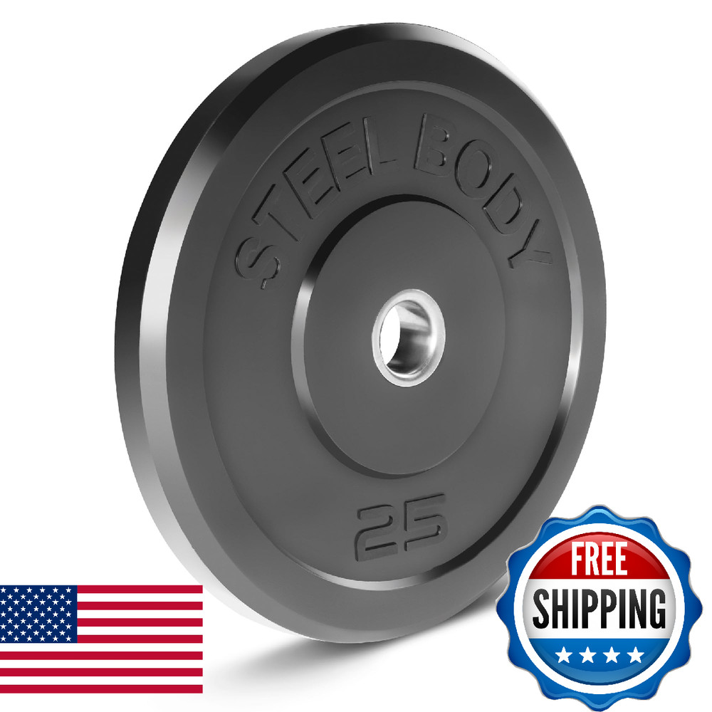 Steelbody Olympic Rubber Bumper – 10 Lb. / 25 Lb. / 35 Lb. / 45 Lb.