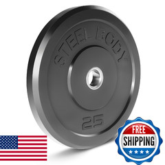 Steelbody Olympic Rubber Bumper – 10 Lb. / 25 Lb. / 35 Lb. / 45 Lb.