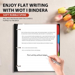WOT I Telescoping Project Organizer, Refillable 3 Ring Binder with Dividers a…