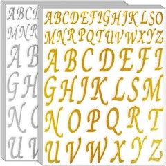 520 Pieces 10 Sheets Glitter Alphabet Letter Stickers,Self Adhesive Stick on …