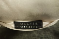 OLIVIA RIEGEL Crystal & Pearl Beaded «Emily» Ring Bearer Pillow New in Box