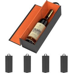 High Quality Magnetic Wine Gift Box Elegant Cardboard Holder Weddings Birthdays