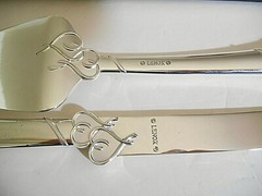 LENOX TRUE LOVE 2 PIECE DESSERT SET WITH BOX 13 INCH