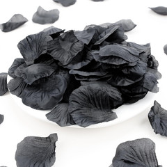 SITUMEIZI 3000PCS Black Rose Petals for Romantic Night for Her Set Flowers Weddi