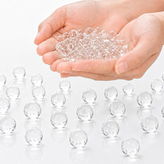 160,000 Pieces Clear Vase Filler Beads,Christmas Decoration, Wedding Centerpiece