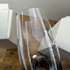 Hallmark Mr and Mrs Champagne Flutes Set Wedding Toasting Glasses Silver Ombre