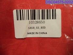Qty = 5: Red Satin Chair Sashes 6″ x 106″ P/N SASH_SS_RED
