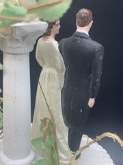 Vintage 1930’s Wedding Cake Topper Artistic Ornament #191