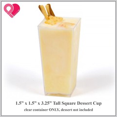 720 Bulk Acrylic Plastic Clear Stackable Dessert Candy Favor Bowl Plate Cup Box