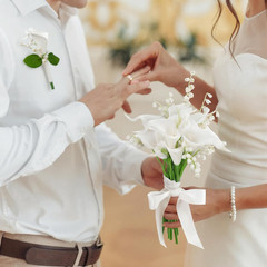 16 Pcs Bride Bouquet Set Include 10 White Calla Lily Artificial Flowers 5 Faux L
