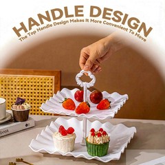 10 PCS Plastic Cake and Cupcake Stand Set, Cupcake Stand Holder, Dessert Table