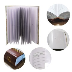 Holoary Photo Album 4 x 6 200 Photos 2 Pictures Per Page, Memo Writing Area f…
