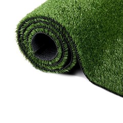 Synthetic Artificial Grass Turf 0.4″ Customized Sizes, Drainage Holes Pet Fau…