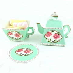 10/50/100Pcs Tea Pot Sweet Candy Gift Boxes Christmas Wedding Party Favour Bag