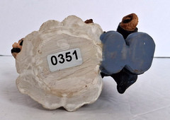 Teddy Bear Wedding Couple Figurine or Cake Topper Resin 4 3/8 in Tall Unbranded