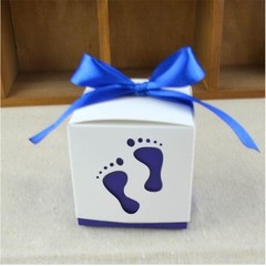 10/20/50/100Pcs feet Favor Ribbon Gift Box Candy Boxes Wedding Sweet Party Decor