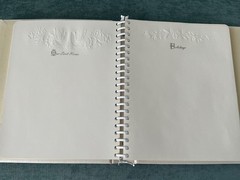 Vintage Hallmark White Our Wedding Keepsake Album Book Excellent New