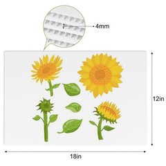 20 Pack 18» x 12» White Corrugated Plastic Sign Blank Board Double Sided fo…