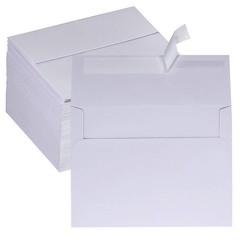 Supla 150 Pcs Bulk A6 Invitation Envelopes in White Peel & Seal Self-Seal 4 3…