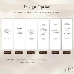 Romantic Lace Wedding Welcome Sign, Sheer Tulle Reception Banner Decor