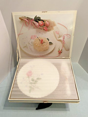 Vtg. Mikasa Cake Plate & Server ‘April Rose’ Bone China Narumi Japan New in Box
