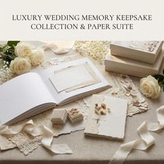 Wedding Scrapbook Paper 12×12, 24 Sheets Double-Sided Decorative A-Wedding
