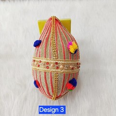 Decorated Coconut Shagun Nariyal, Shagun Nariyal for Wedding Engagement Pujja