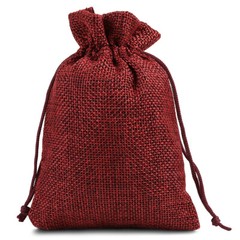 25/50/100 x Drawstring Wedding Favor Burlap Pouch Bags Jewlery Jute Hessian Bags