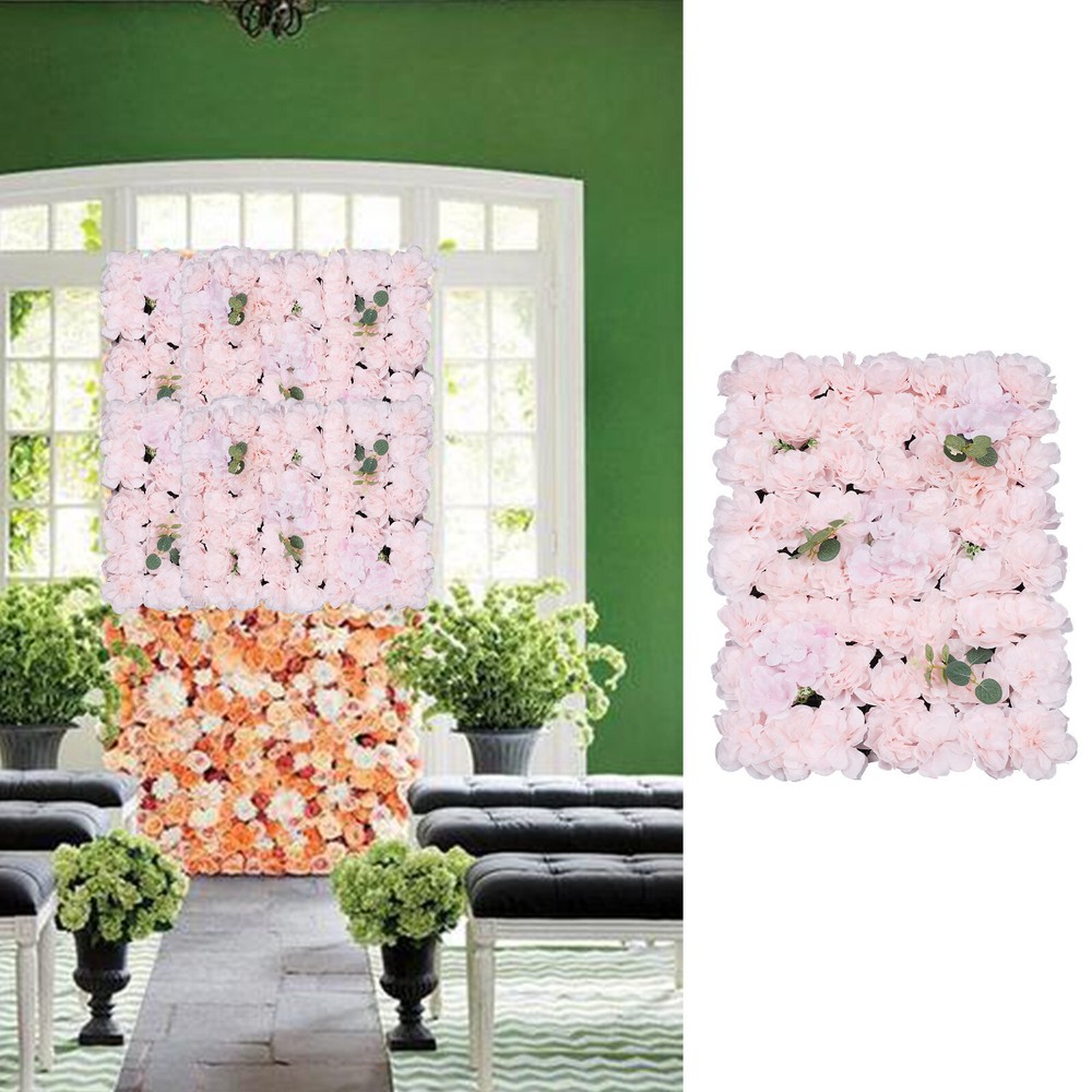 6 Pack 24″x16″ Panel 3D Hydrangea Flower Photo Wall Decoration For Wedding Party