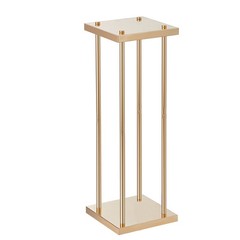 VEVOR 4PCS Column Wedding Flower Stand Cylindrical Display Rack 23.6inch Metal