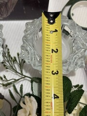 Wedding supplies lot used, Tea Lights, Flowers, Ribbon and Glass stones